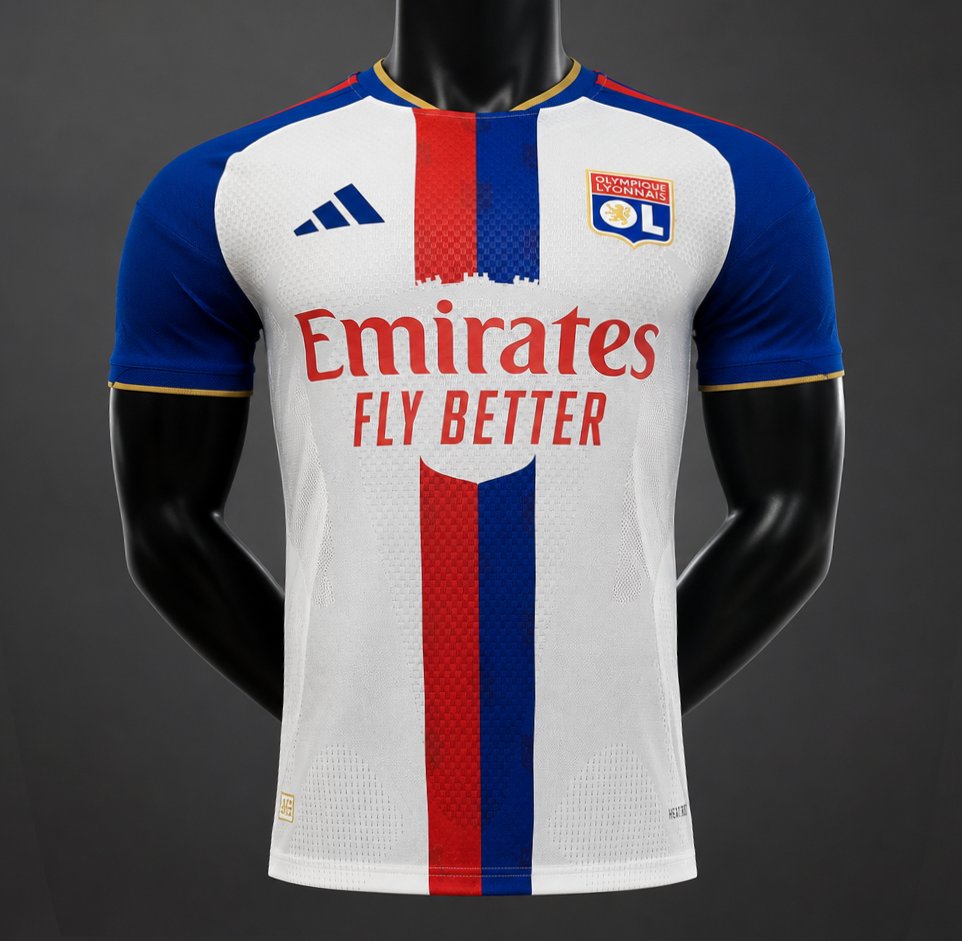 Player Version 26/27 Olympique Lyonnais Home White Jersey