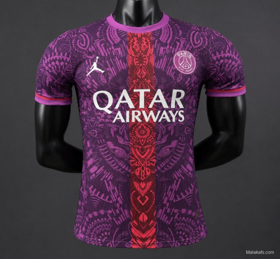 Player Version 26/27 Paris Saint-Germain Purple with Tribal Pattern Special Edition Jersey