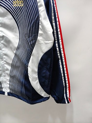 Retro 2006 France Navy Blue Windbreaker Jacket
