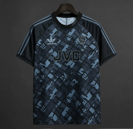 Retro 90/92 Arsenal Blackout Black Jersey