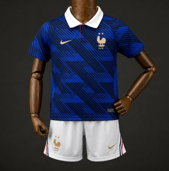2026 Kids France World Cup Home Kit