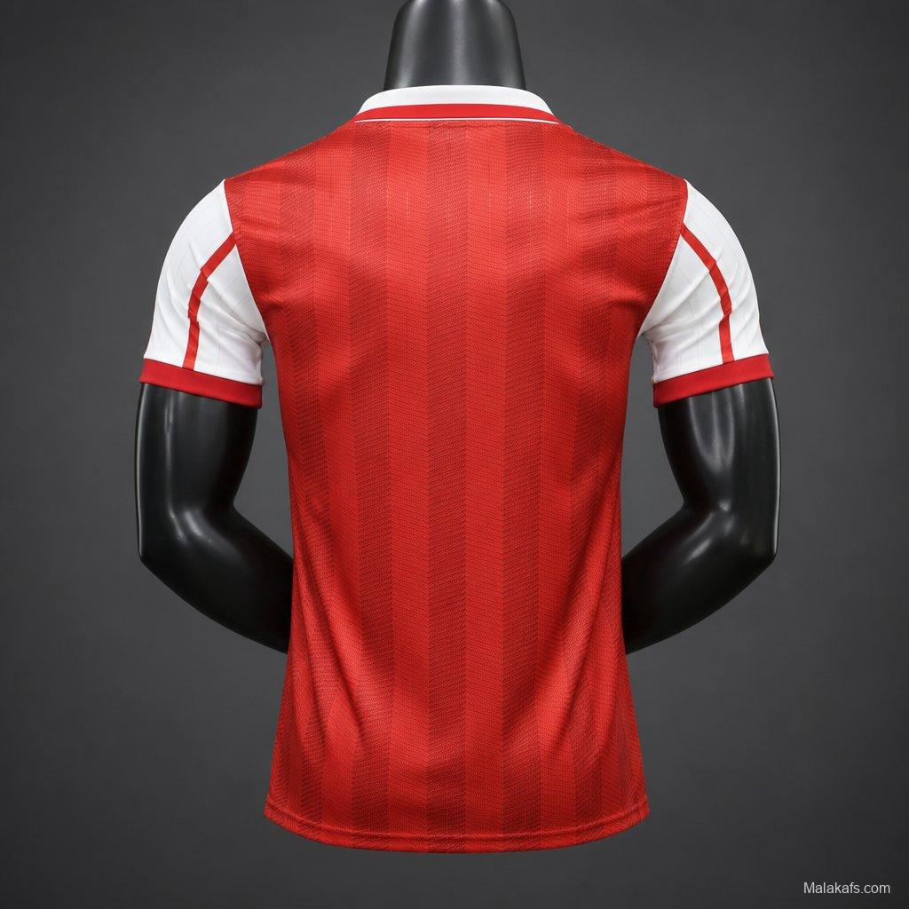 Player Version 26/27 Arsenal Vintage Design Red White Jersey