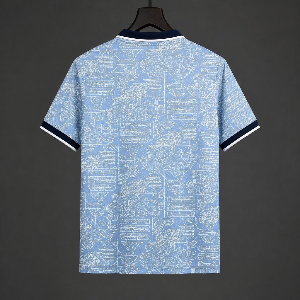 2026 England Light Blue with Graphic Pattern Special Edition Jersey