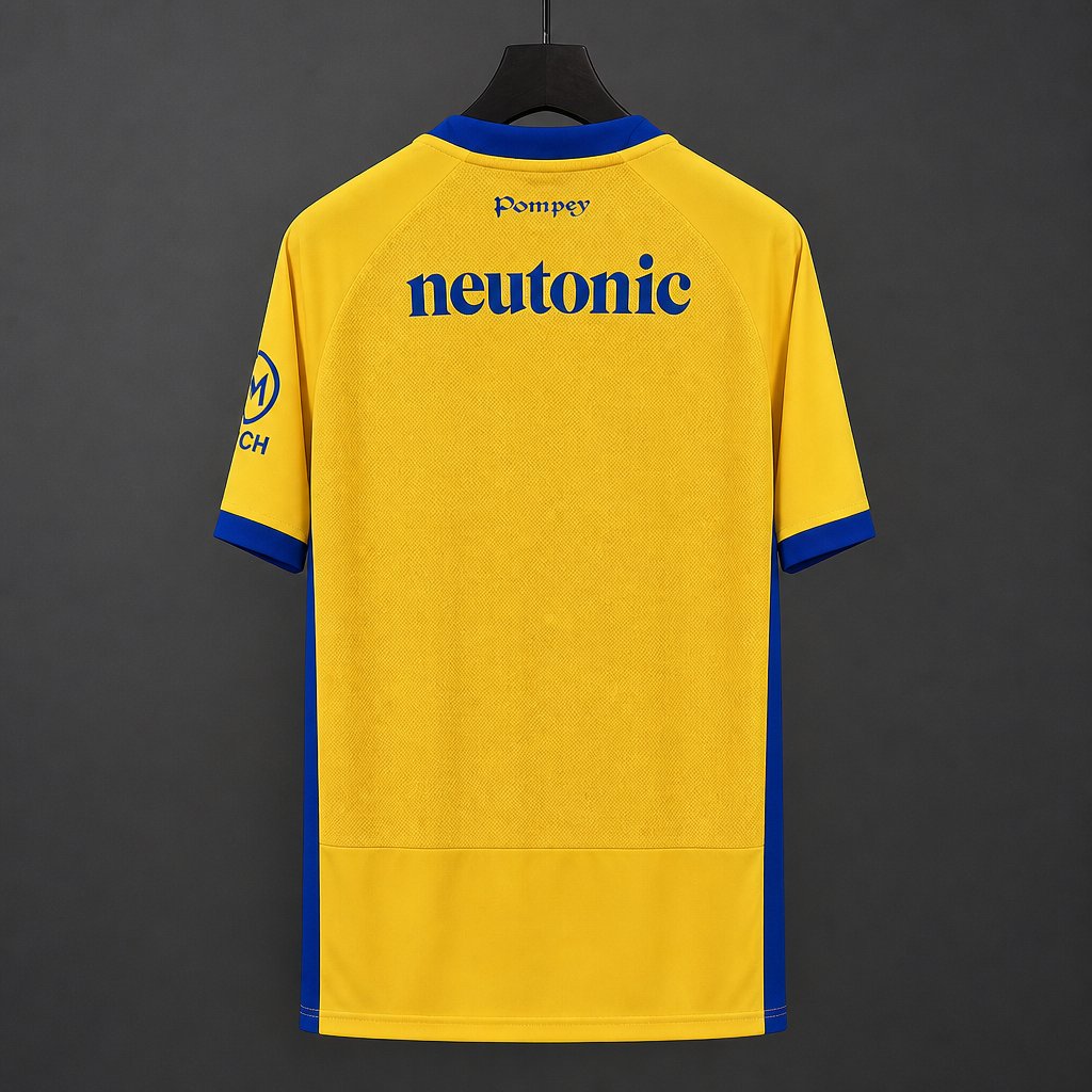 26/27 Portsmouth Away Yellow Jersey