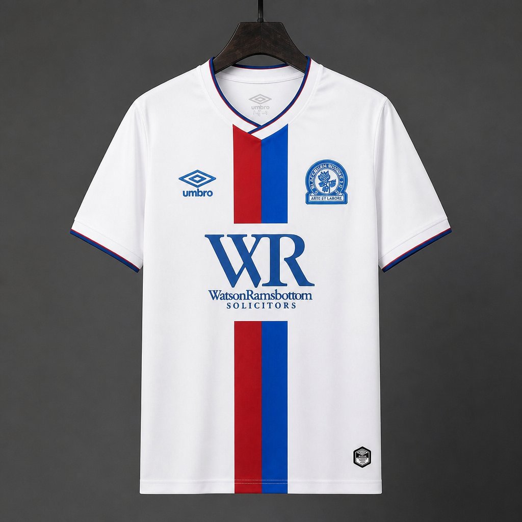 26/27 Blackburn Rovers Away White Jersey