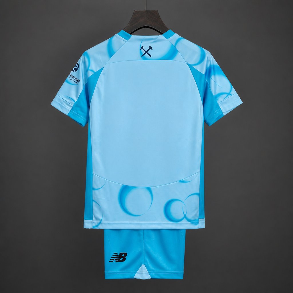 26/27 Kids West Ham United Third Light Blue Jersey