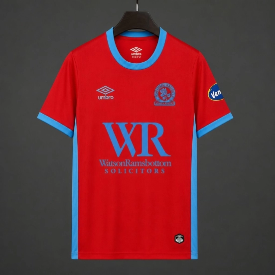 26/27 Blackburn Rovers Third Red vJersey