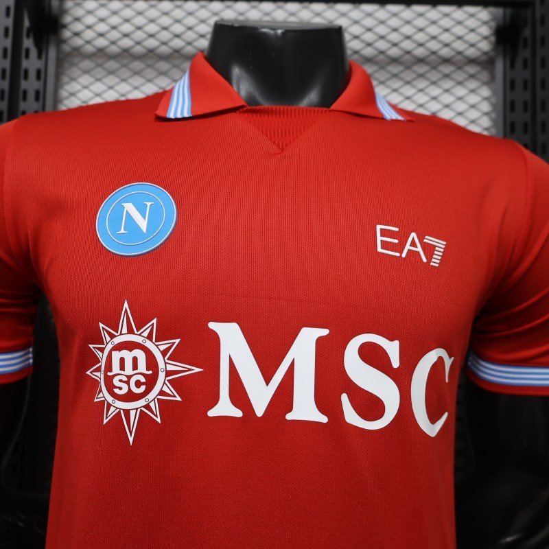 Player Version 26/27 SSC Napoli Third Red Jersey