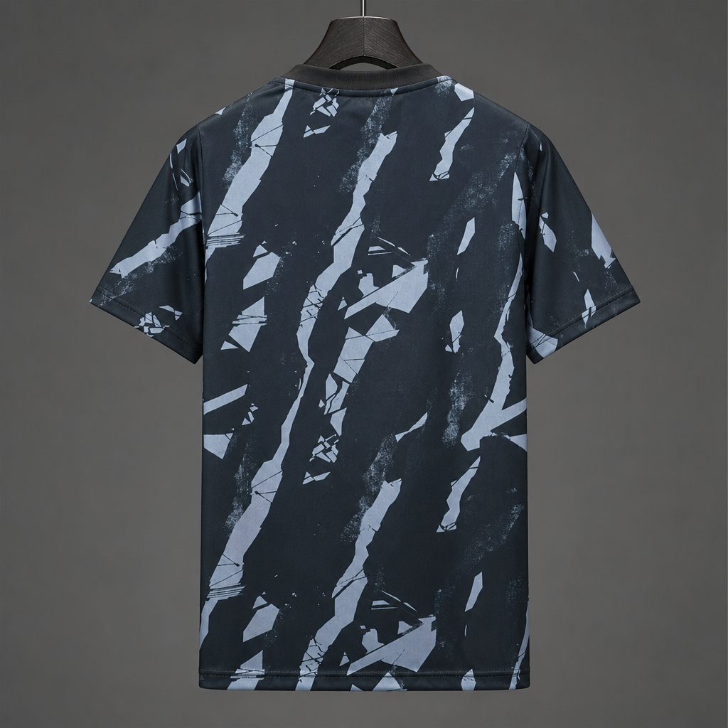 26/27 Atletico Mineiro Black with Gray Camo Pattern Jersey