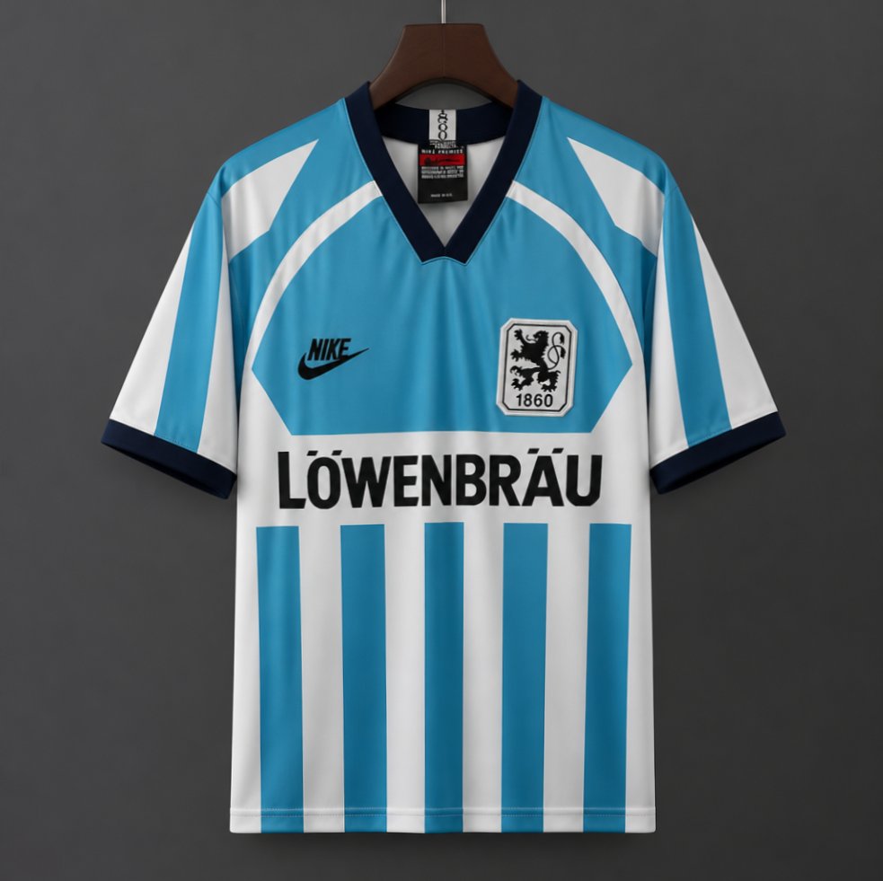 Retro 1996/97 TSV 1860 Munich Home Blue & White Jersey
