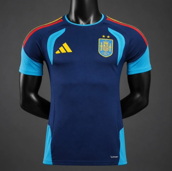 Player Version 2026  Spain National Team Third Dark Blue Jersey