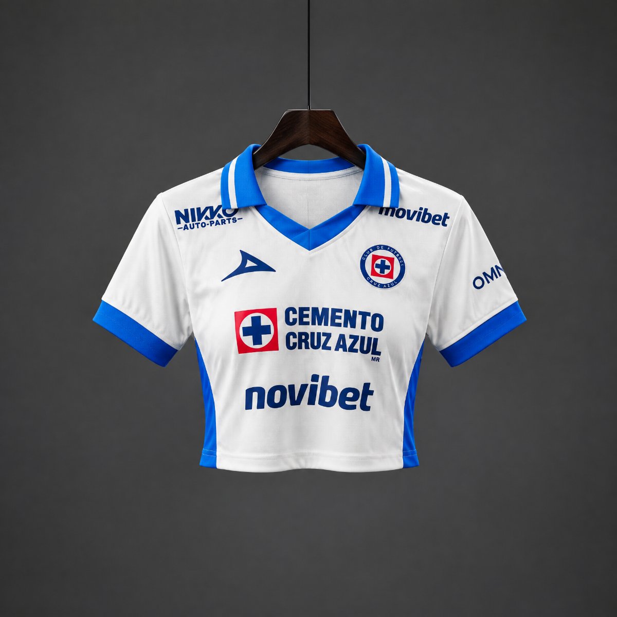 26/27 Women Cruz Azul Away White Crop Jersey