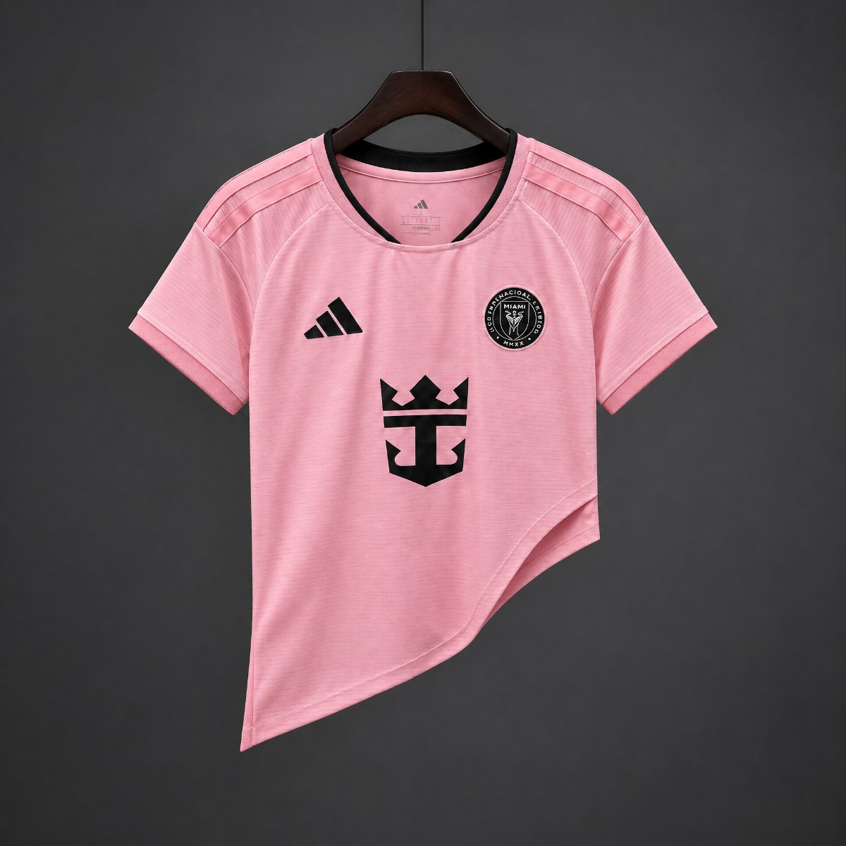 26/27 Women Inter Miami Home Asymmetric Hem Crop Jersey