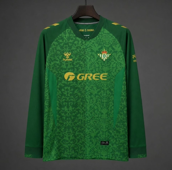 26/27 Real Betis Away Long Sleeve Green Jersey