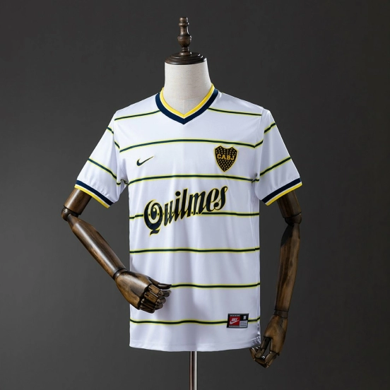 Retro 98/99 Boca Juniors Away White Jersey