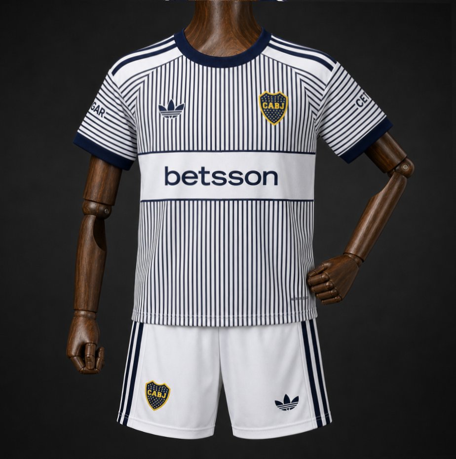 26/27 Kids Boca Juniors Away Jersey