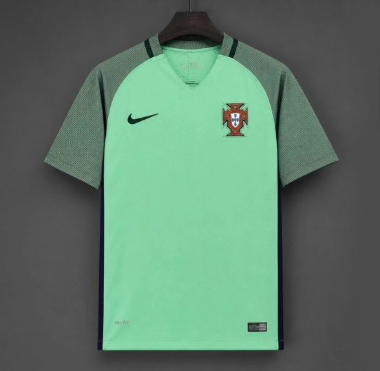 Retro 2016 Portugal Away Green Jersey