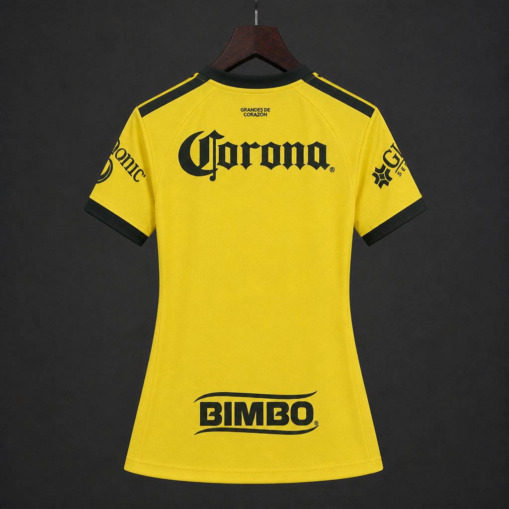 26/27  Women Club America Home Yellow Jersey