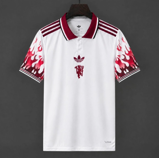 26/27 Manchester United Training Flame White Jersey