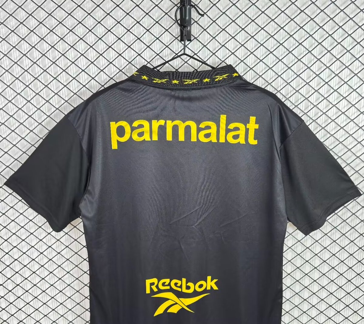 Retro 97/98 Atletico Penarol Away Black Yellow Jersey